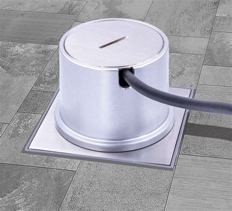 electrical floor socket box|floor mounted electrical sockets.